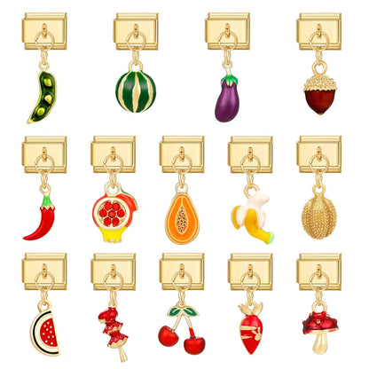 Colección frutas oro